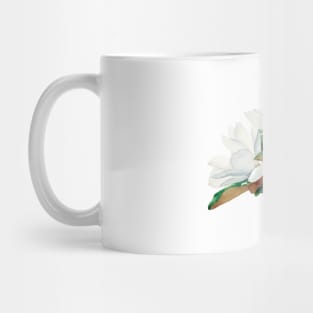 White magnolia painting Mug